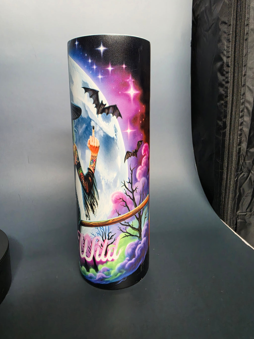 30oz glow in the dark, wicked and wild, witch tumbler