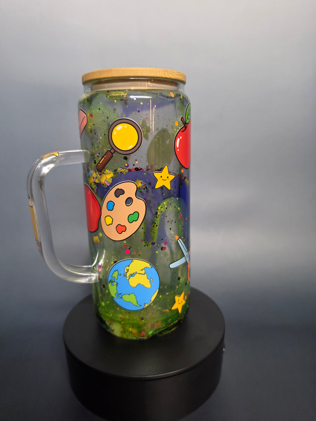 20oz teachers appreciation glass tumbler