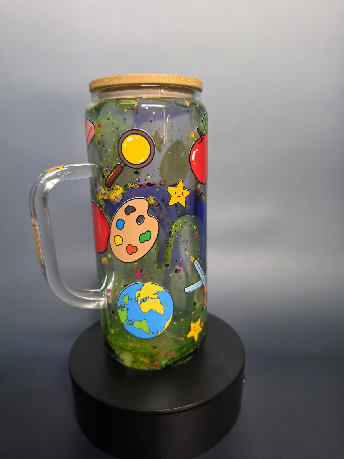 20oz teachers appreciation glass tumbler