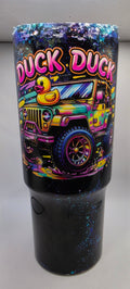 Jeeeep 40 oz snowglobe tumbler