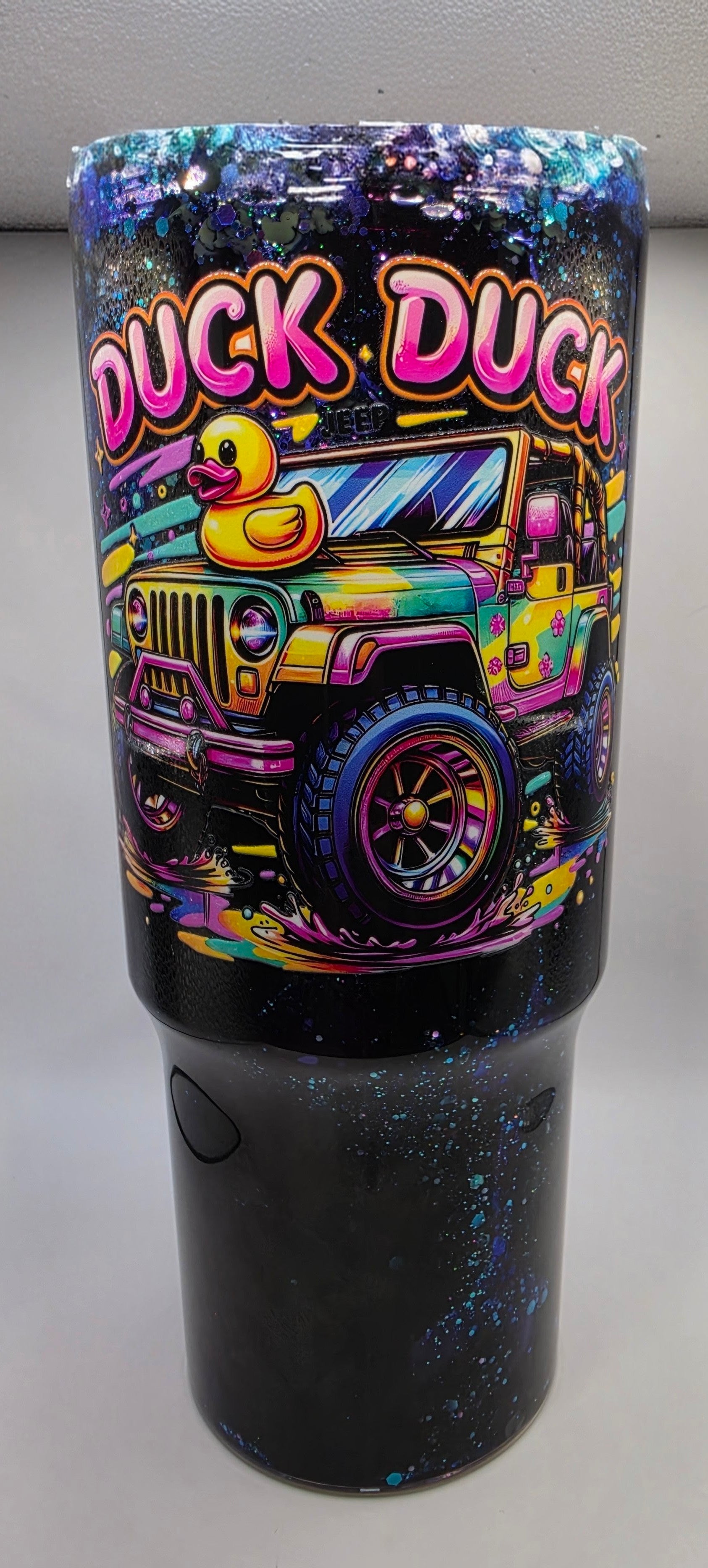 Jeeeep 40 oz snowglobe tumbler