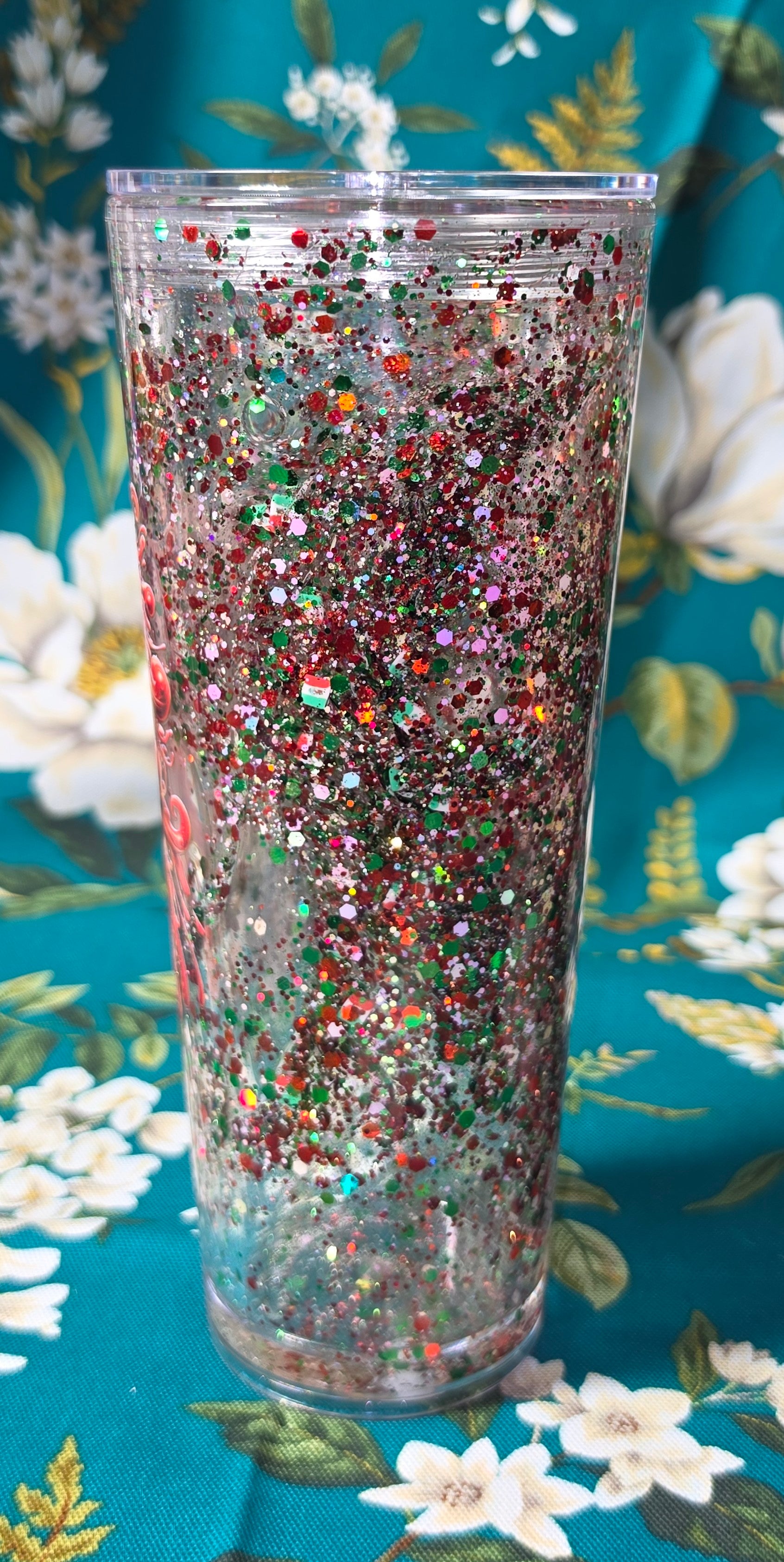 24oz Mexican themed tumbler with flag