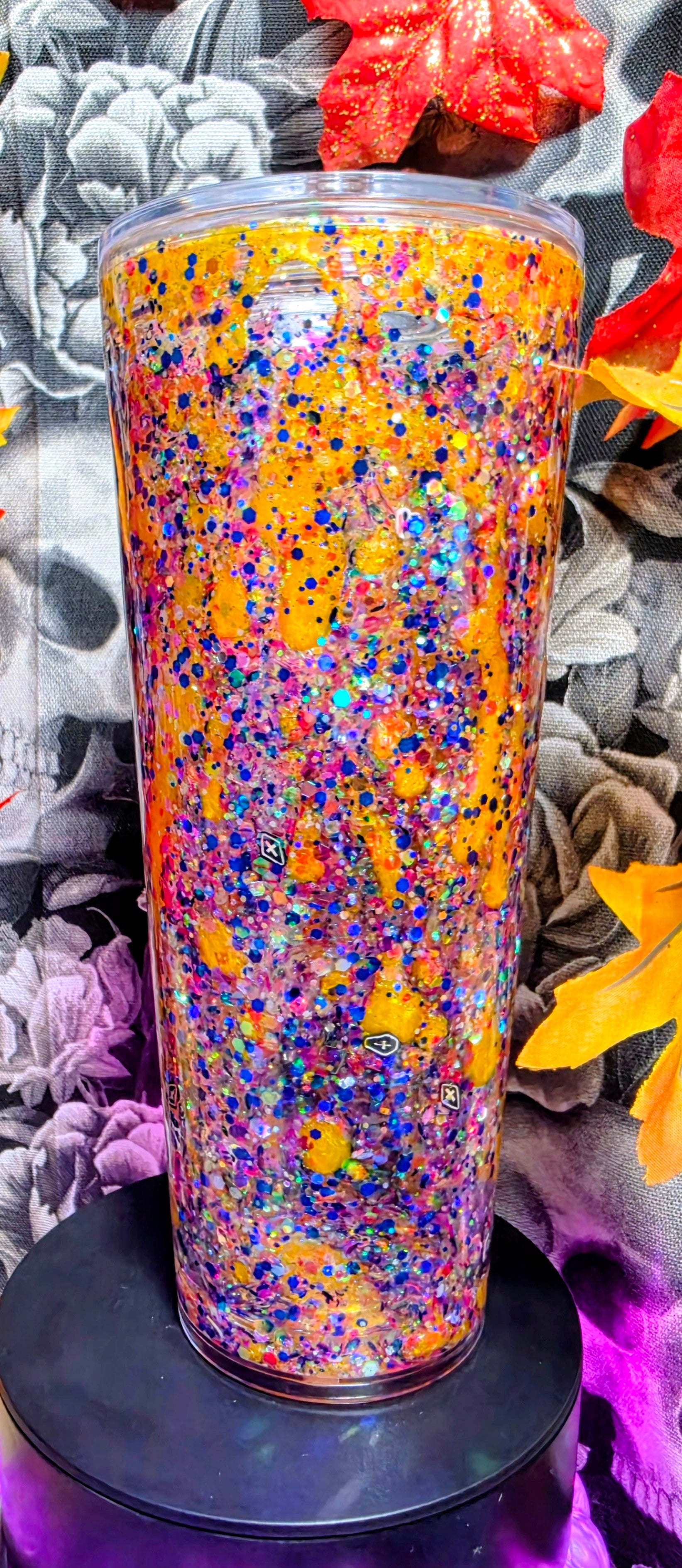 Día Del Las mortas 24oz snowglobe tumbler