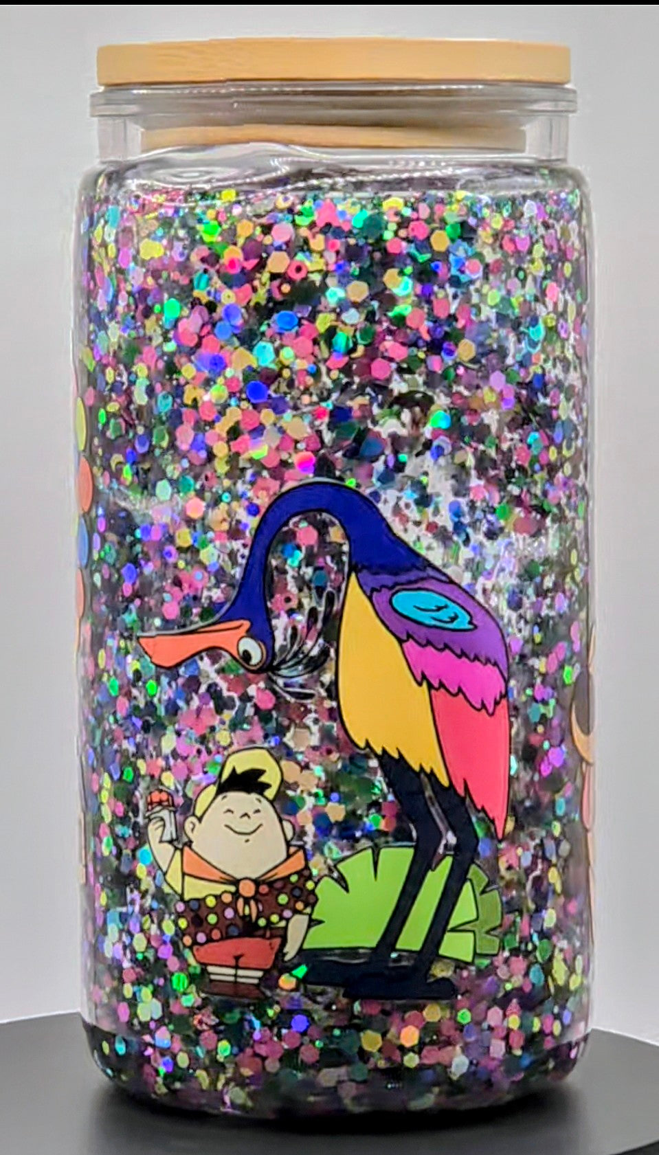 Kevin 16 oz snow globe tumbler