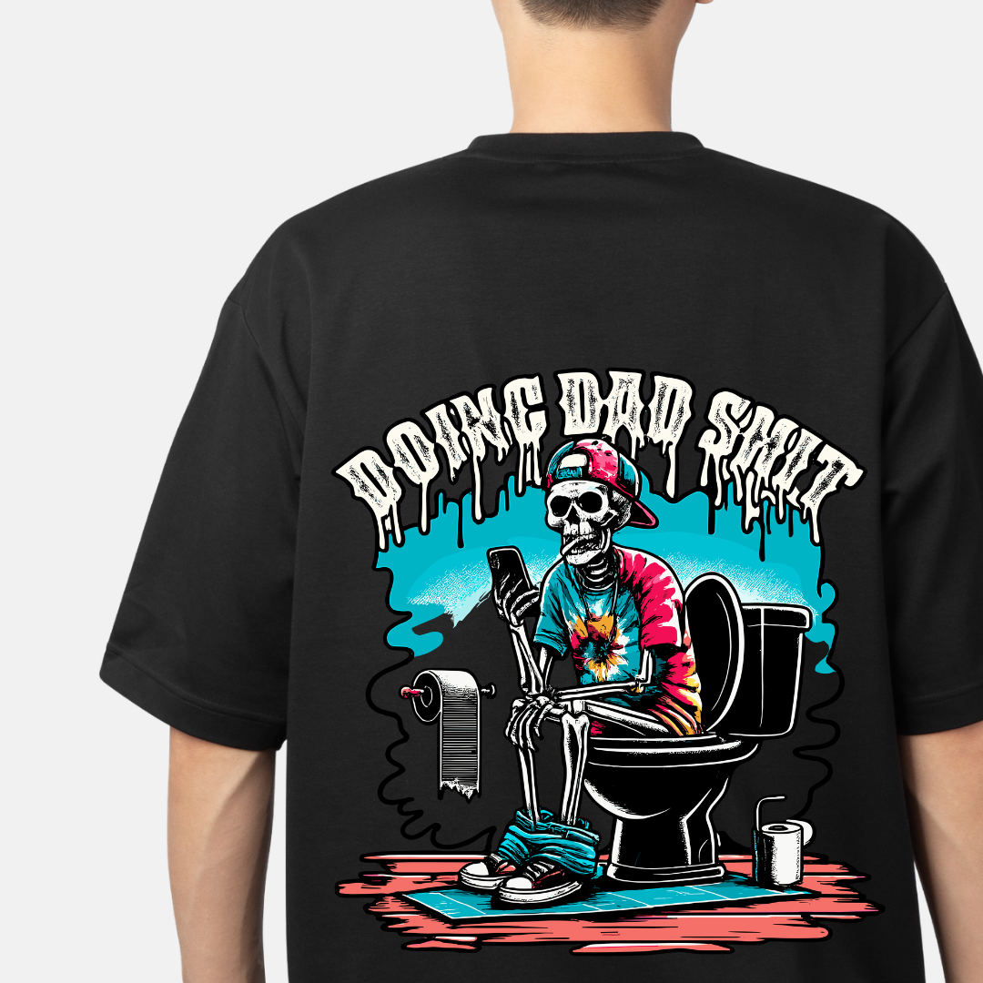 Short sleeve shirt doing dad stuff